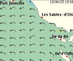 Carte de la méteo marine du Mercredi 22 mai à 18h