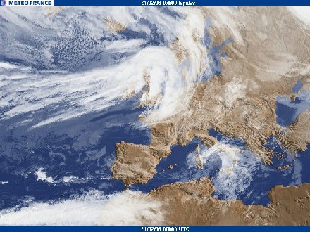 Per ingrandire cliccare sull'immagine.Nel caso che l'immagine non sia disponibile, vuole dire che il satellite non ha effettuato l'aggiornamento.